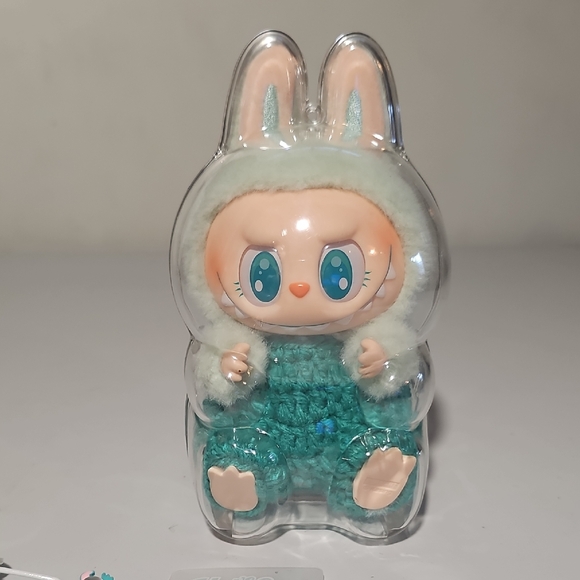 POP MART- The Monsters- Have a Seat Labubu Plush Pendant Keychain - Picture 2 of 8